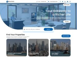 Realestate Agent WordPress Theme