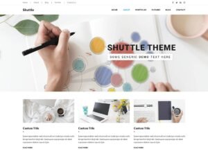Shuttle light WordPress Theme