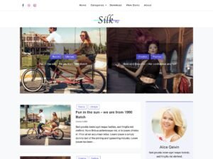 Silk Blog WordPress Theme