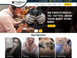Tattoo Designer WordPress Theme