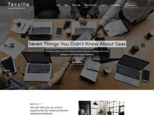 Teczilla saas WordPress Theme