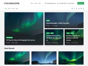 Yuki Magazine WordPress Theme
