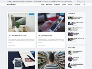 Affiliate Eye WordPress Theme