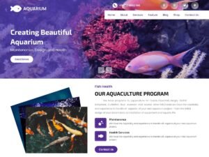Fish Aquarium Shop WordPress Theme