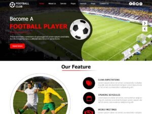 Football Club WordPress Theme
