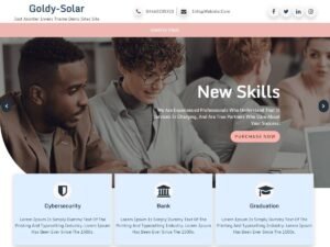 Goldy Solar WordPress Theme