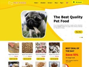 Pet Food Shop WordPress Theme
