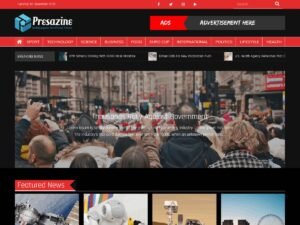 Presazine Magazine WordPress Theme