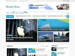 Trendy News WordPress Theme