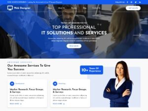 Web Designer Elementor WordPress Theme