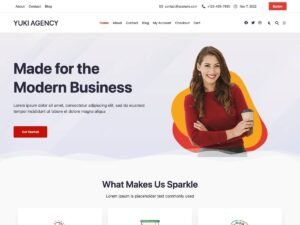 Yuki Agency WordPress Theme