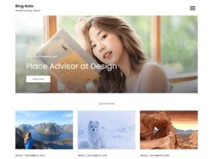 Blog Note WordPress Theme