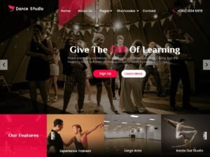Dance Master WordPress Theme