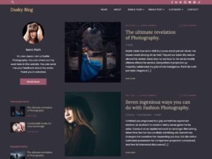 Dusky Blog WordPress Theme