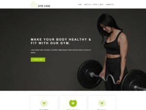 Gym Edge WordPress Theme