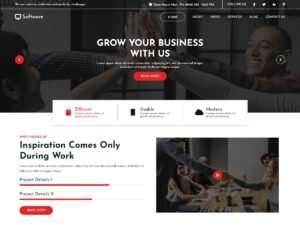 Software Company Elementor WordPress Theme