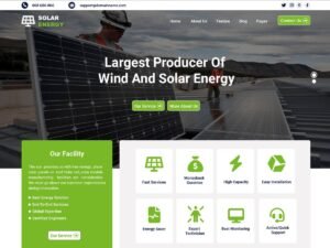 Solar Services WordPress Theme