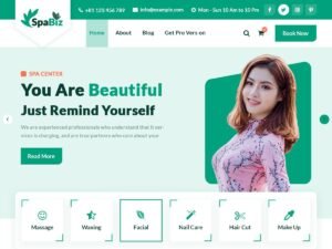 SpaBiz WordPress Theme