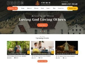 VW Church WordPress Theme