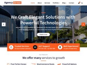 Agency Street WordPress Theme