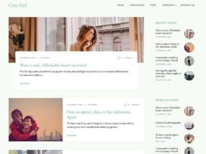 City Girl WordPress Theme