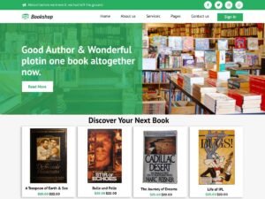Ecommerce Bookshop WordPress Theme
