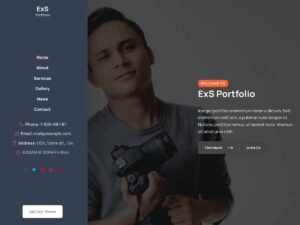 ExS Portfolio WordPress Theme