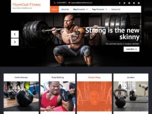 FGymClub Fitness Lite WordPress Theme