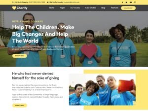 Fundraising Charity Campaign WordPress Theme