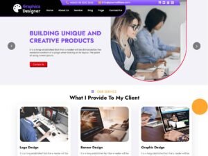 Graphics Designer WordPress Theme