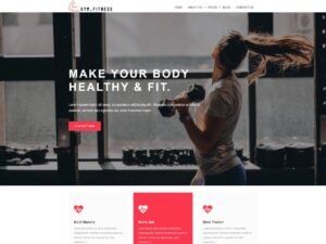Gym Fitness WP WordPress Theme