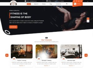 Gym Training Coach WordPress Theme