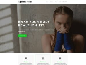 Gymnaz Fitness WordPress Theme