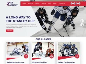 Ice Hockey Club WordPress Theme