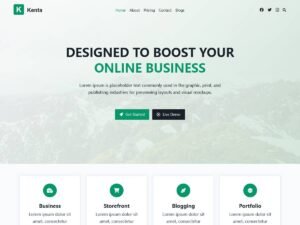 Kenta Online Business WordPress Theme