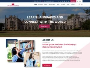 LMS Training Institute WordPress Theme
