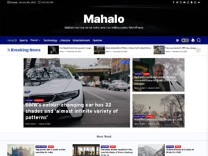 Mahalo WordPress Theme