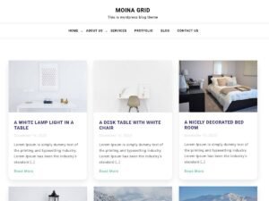 Moina Grid WordPress Theme