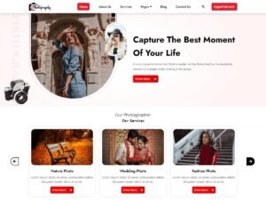 Photographer Elementor WordPress Theme