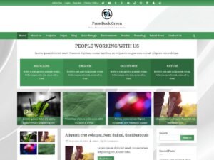 PressBook Green WordPress Theme