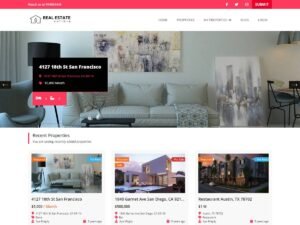 Real Estate Calibre WordPress Theme