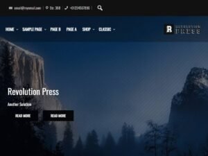 Revolution Press WordPress Theme