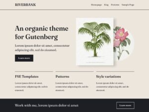 Riverbank WordPress Theme