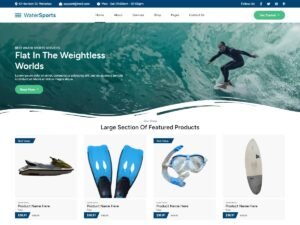 Scuba Diving Sport WordPress Theme
