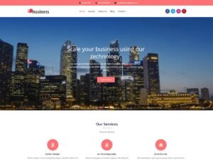 Social Business WordPress Theme