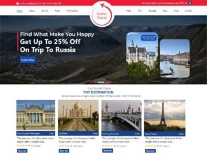 Travel Booking Expert WordPress Theme