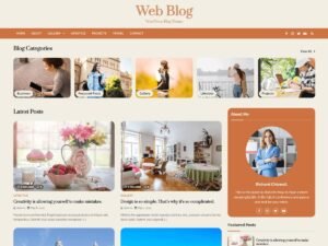 Web Blog WordPress Theme