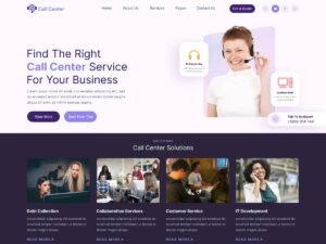 Call Center BPO WordPress Theme
