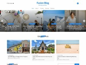 Fuzion Blog WordPress Theme
