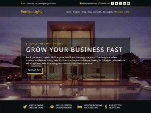 Porticolight WordPress Theme